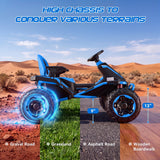 VIBESPARK 36V 600W Electric Ride-On ATV for Kids Ages 5–12, Bluetooth and LED Lights