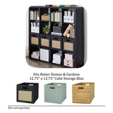 Better Homes & Gardens 16 Cube Modern Bookshelf Storage Organizer