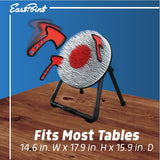 EastPoint Sports Tabletop Axe Throw Target Game with 3 Safety Axes, Indoor or Outdoor