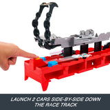 2-Car Hot Wheels City Ultimate Dual Dragon Transporter – 2-Lane Raceway, Launcher & 20+ Car Storage