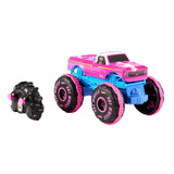 1:24 Hot Wheels Monster Trucks Barbie RC – 2.4 GHz Remote Control, 5 MPH & Wheelie Stunts