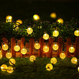 Solar Globe String Lights Outdoor, 35.6 ft 60 LED Waterproof Solar Powered Patio Lights