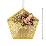 Hallmark Harry Potter Chocolate Frog Metal Christmas Ornament – Premium Wizarding World Holiday Tree Decoration