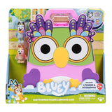 Bluey Chattermax Figure Carrying Case – 4 Figures, 3 Musical Accessories & Kiwi Play Mat