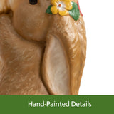 Mainstays Resin Mother & Baby Bunny Garden Statue, 12.1" H Outdoor Rabbit Sculpture