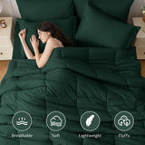 Lightweight Cooling Quilted Comforter, All Season Down Alternative Duvet