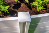 Vita Classic 6'L x 6'W x 22"H Vinyl Keyhole Composting Garden Bed