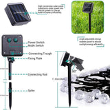 Solar Globe String Lights Outdoor, 35.6 ft 60 LED Waterproof Solar Powered Patio Lights