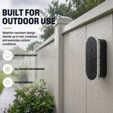 Westinghouse Solar Fence Lights with Up-and-Down LEDs and 3 Color Modes, 4-Pack