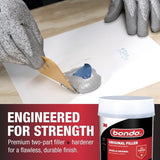 14 oz. Bondo Original Body Filler with 0.5 oz. Red Cream Hardener Kit, Automotive Repair Compound