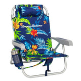Tommy Bahama Aluminum Frame 5-Position Backpack Beach Chair with Pillow, 2-Pack