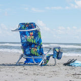 Tommy Bahama Aluminum Frame 5-Position Backpack Beach Chair with Pillow, 2-Pack