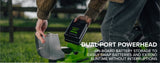 Greenworks 80V 21-Inch Brushless Self-Propelled Lawn Mower – Poly Deck Cordless Mower with Two Batteries and Charger
