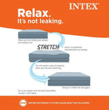 Intex 15" Twin Essential Rest Dura-Beam Air Mattress with Built-In Electric Pump