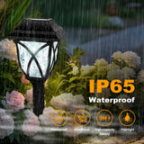 6-Pack Solar Pathway Lights – Waterproof LED Garden Stake Lights with Water Ripple Effect