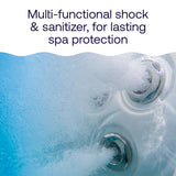 HTH Spa Clear Chlorinating Sanitizer Shock Treatment w/ Test Strips Bundle