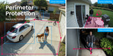 Reolink 2TB NVR PoE Security System w/ 4-Dome + OMVI Panoramic PTZ Camera