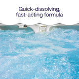 HTH Spa Clear Chlorinating Sanitizer Shock Treatment w/ Test Strips Bundle