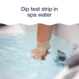 HTH Spa Clear Chlorinating Sanitizer Shock Treatment w/ Test Strips Bundle