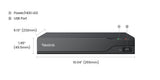 Reolink 2TB NVR PoE Security System w/ 4-Dome + OMVI Panoramic PTZ Camera