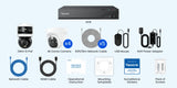 Reolink 2TB NVR PoE Security System w/ 4-Dome + OMVI Panoramic PTZ Camera