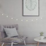 Mainstays 21 Ft 50-Count LED Globe Lights with Frosted White G20 Globes