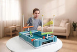 EastPoint Sports 5-in-1 Tabletop Stadium Games with Football, Slide Hockey, Billiards, Foosball and Basketball