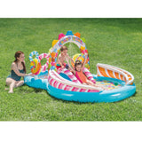 Intex Candy Zone Inflatable Play Center with Water Slide, Sprayer & Games