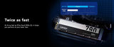 Lexar NM790 512GB PCIe 4.0 NVMe M.2 2280 Internal SSD 7200MB/s