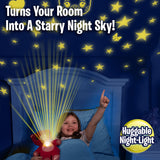Star Belly Dream Lites Pretty Kitty Plush Night Light with 6-Color Rotating Star Projector