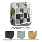 Better Homes & Gardens 16 Cube Modern Bookshelf Storage Organizer