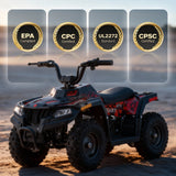 HOVER HEART 36V 500W Electric Youth ATV with Dual Suspension & 10-Mile Range