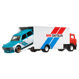 Hot Wheels Premium Collector Display Set – 3 Cars & 1 Team Transporter, 1:64 Scale