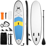 Naipo 10' Inflatable Stand Up Paddle Board Set, 330 lb Capacity SUP with Adjustable Paddle, Pump & Backpack