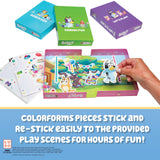 Bluey Repositionable Sticker Play Sets – 4 Scenes, 16 Reusable Sheets Collection Colorforms