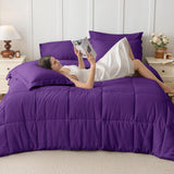 Lightweight Cooling Quilted Comforter, All Season Down Alternative Duvet