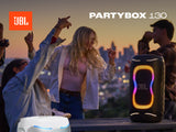 JBL 22.6" PartyBox 130 – Portable Bluetooth Party Speaker with Wireless Microphone