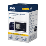 A&D Medical Bluetooth Upper Arm Blood Pressure Monitor with Voice Guidance