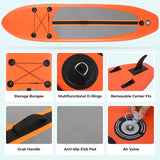 Pirecart 11' Inflatable Stand Up Paddle Board with SUP Accessories, Fishing & Surfing Paddle Board