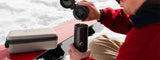 OutIn Nano Portable Espresso Machine Travel Kit, 20-Bar Capsule & Ground Coffee