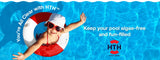 HTH 3 Inch Chlorine Tablets 40lb Pool Sanitizer w/ Clarifier 80 Tablets