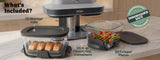 Ninja CRISPi DualZone Glass Air Fryer – 2-Basket Cooking, 8-qt. CRISPi Boost