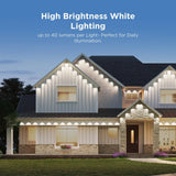 Govee Permanent Lights Elite, 180 ft RGBIC Smart Eave Lights with Matter