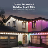 Govee Permanent Lights Elite, 180 ft RGBIC Smart Eave Lights with Matter