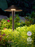 12 Pack 5CCT Low Voltage LED Landscape Pathway Lights – 5W Adjustable Color Temperature