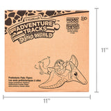 4-Piece KidKraft Adventure Tracks Dino World Prehistoric Pals Flyers Wooden Vehicle Playset – Pteranodon & Dragonfly