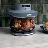 Ninja Crispi Pro 6-in-1 Glass Air Fryer, 1800W Countertop Oven with 2 Glass Bowls