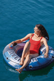 Intex Inflatable River Tube with Backrest, Mesh Bottom & Cup Holders