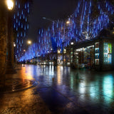 Meteor Shower LED String Lights, 20" 10-Tube, 540 LEDs, Connectable Indoor & Outdoor