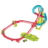 Hot Wheels Neon Speeders Skyscraper Speed Circuit – Motorized Track Set